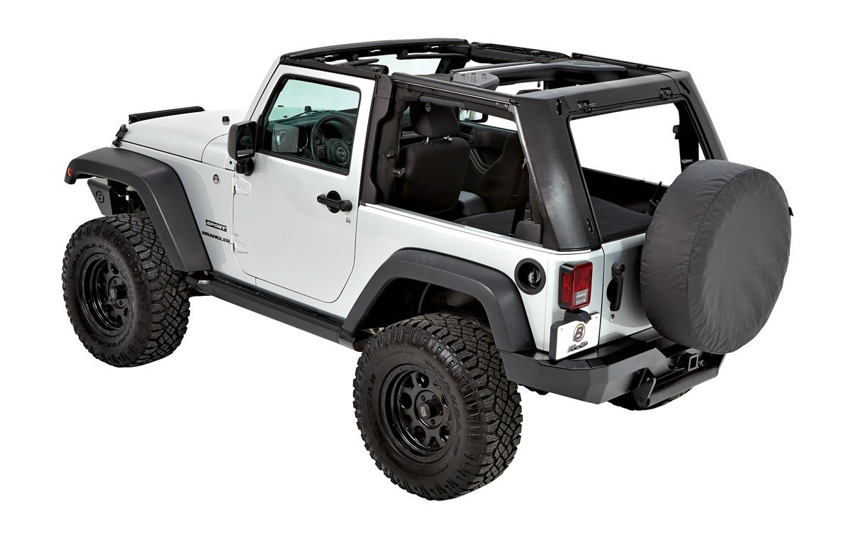 Bestop-Trektop-Pro-Hybrid-2-door-windows-out - Jeep Wrangler Parts