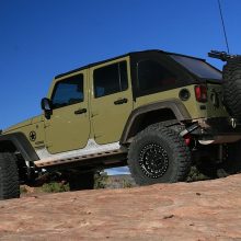 Poison Spyder Brawler Rockers on a Jeep JK Unlimited