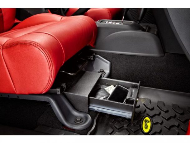 Under Seat Locking Storage Box