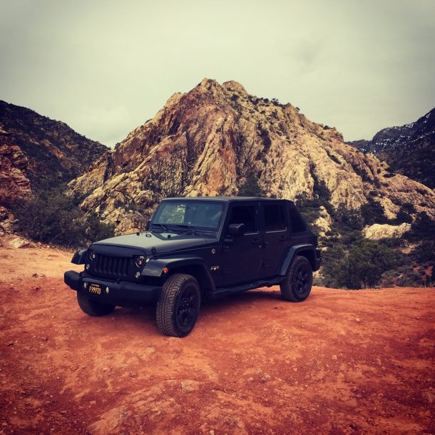 Wrangler in Red Rock Canyon